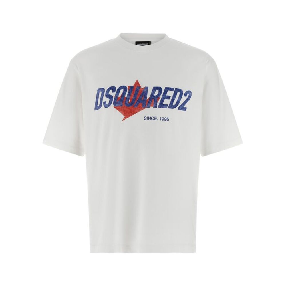 Dsquared² White Cotton Men's T-Shirt